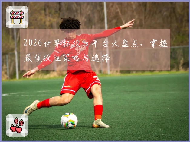 2026世界杯投注平台大盘点，掌握最佳投注策略与选择